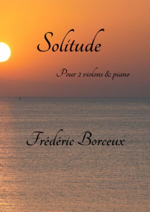 partition deux violons piano solitude