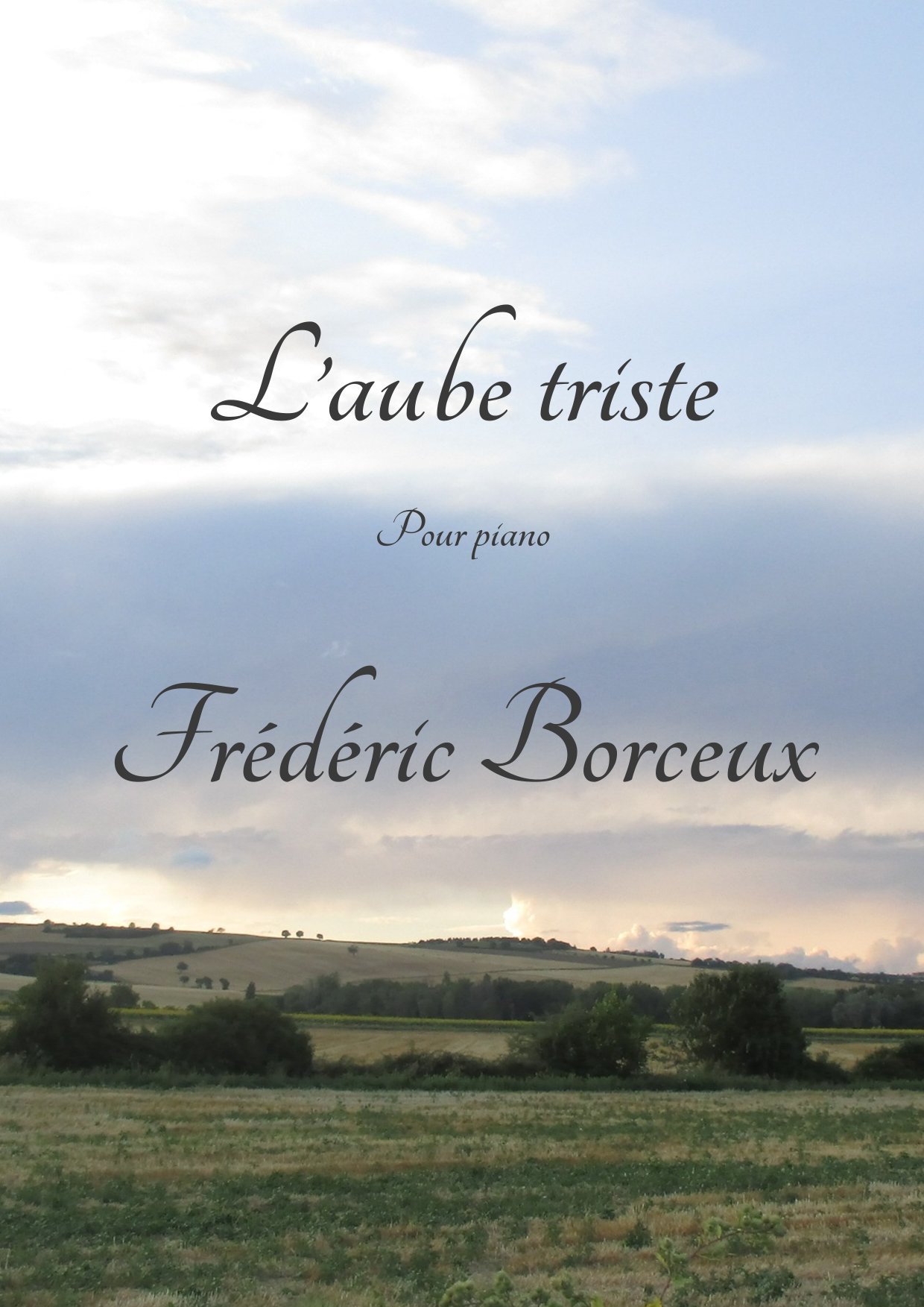 partition piano pdf aube triste