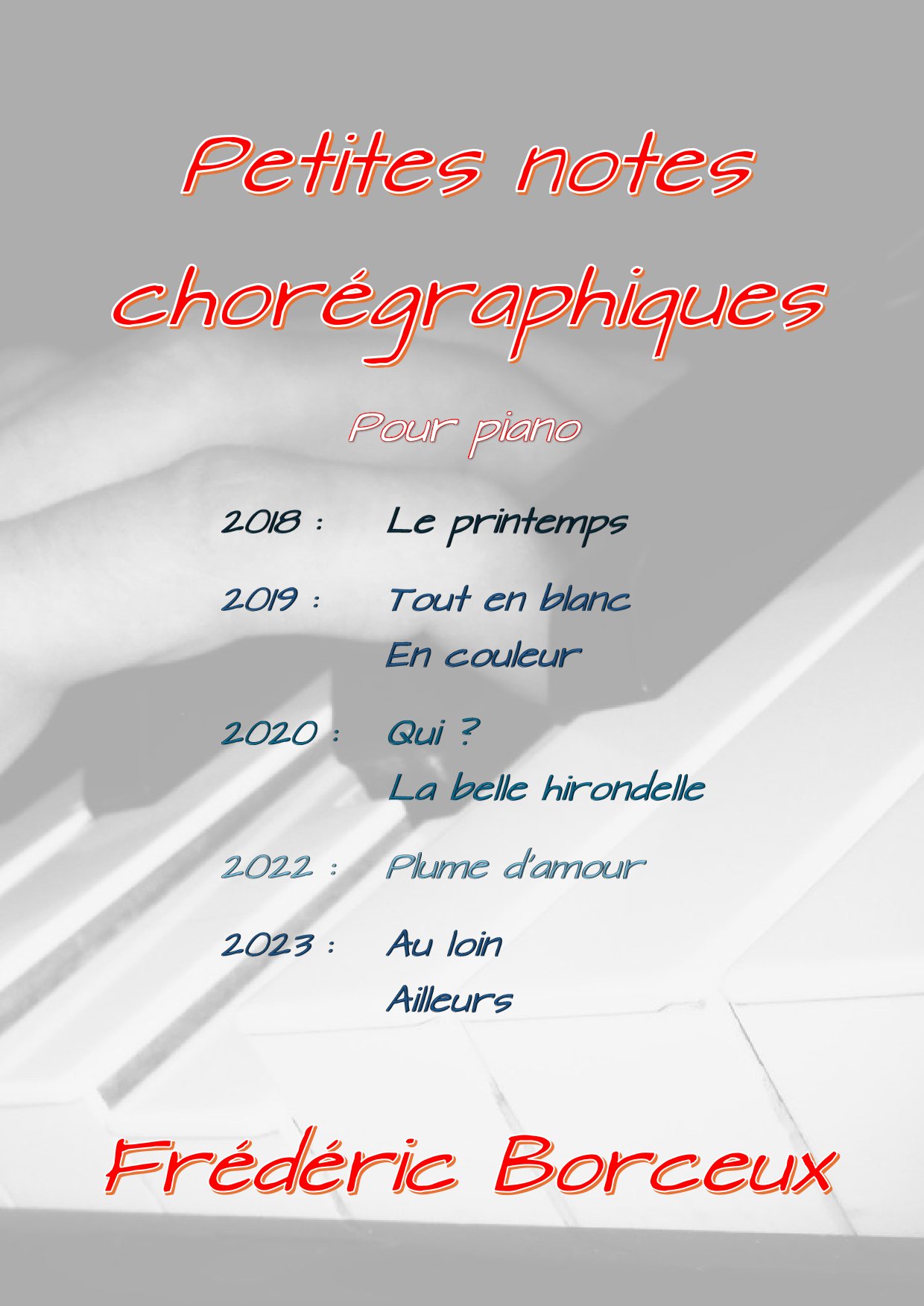 partitions piano petites notes