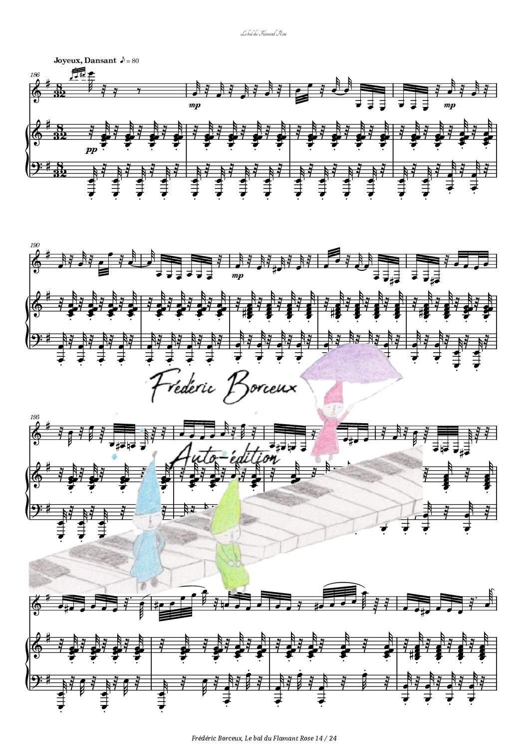 Le bal du Flamant Rose, clarinette/piano – Image 2